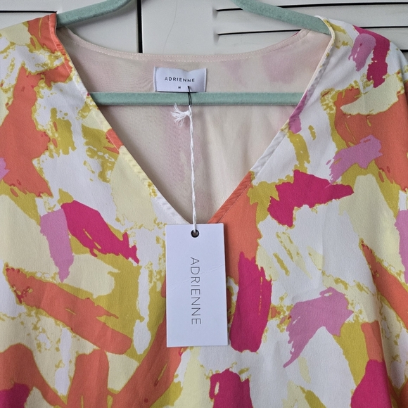 NWT Adrienne High Low Dress With Lining Size M - Picture 7 of 10